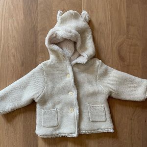 Baby Gap sherpa jacket size 3-6 months